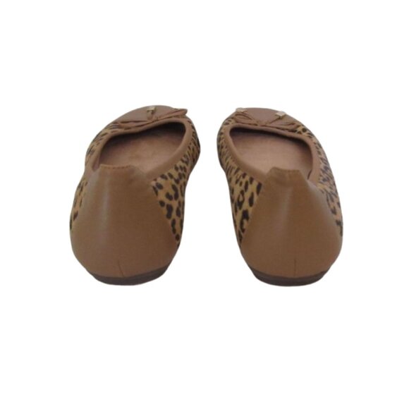 Vionic Minna Leopard Calf Hair Ballet Flats Size 9M With Bow Accent - Picture 4 of 6